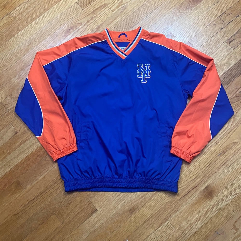 New York Mets Crewneck Windbreaker